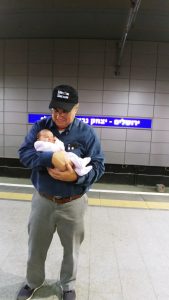 Steven with his granddaughter