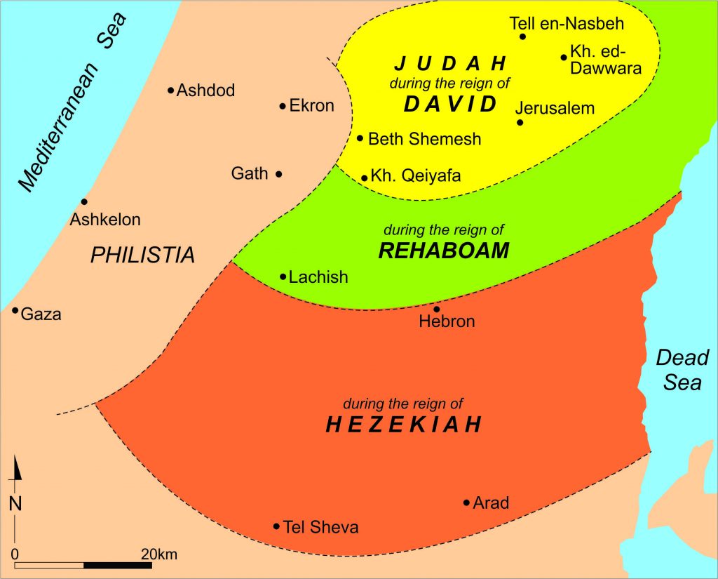 A map of the urban areas of the Kingdom of JerusalemCredit: J. Rosenberg 